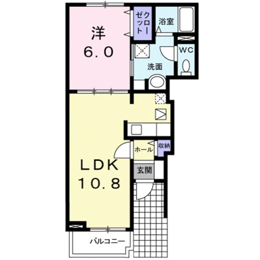 間取図 ラシュール　コートⅡ