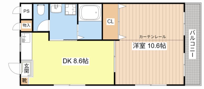 間取図 シャトル弐番館