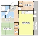 梅が丘マンションの間取図