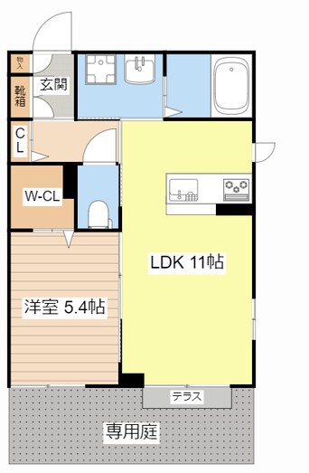 間取図 シャーメゾン　宇賀野