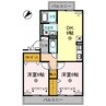 セジュールＬ３(エルスリー) 2DKの間取り