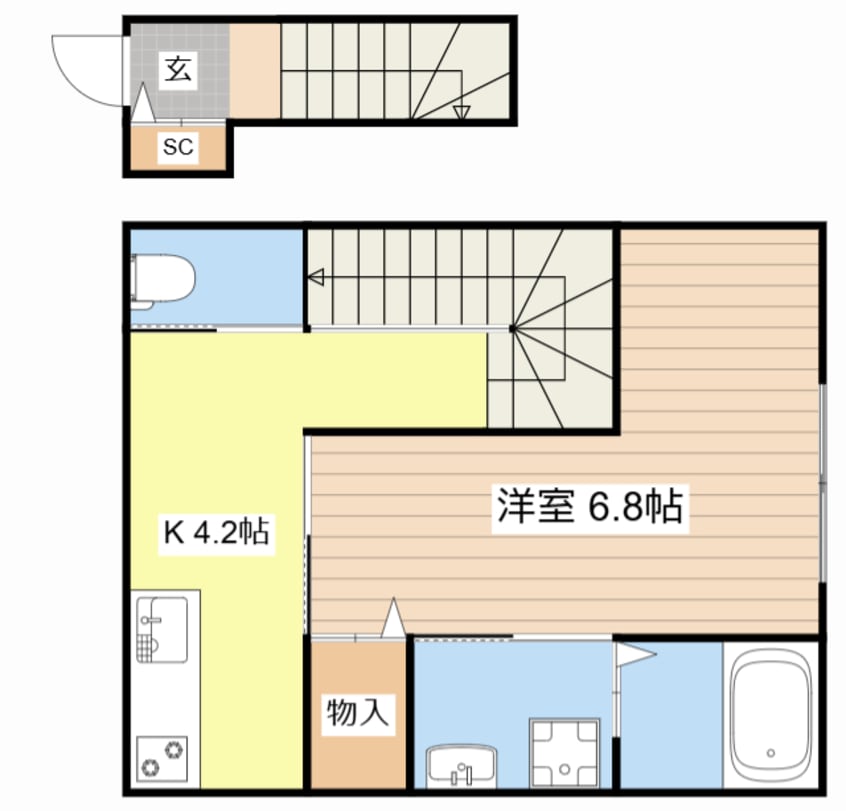 間取図 bills　陽