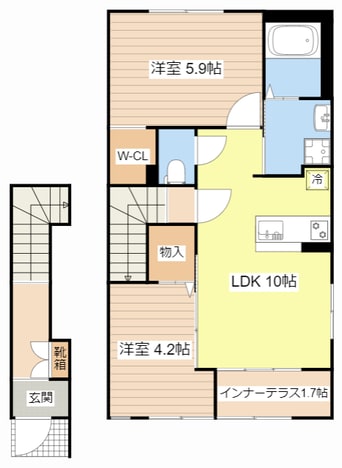 間取図 ワーサンライト２１