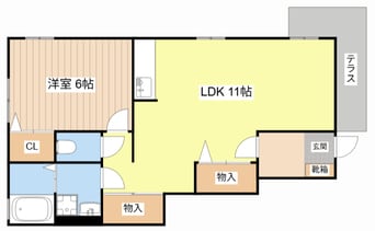 間取図 ヴィラ・コートⅡ