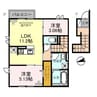 モンブルグ 2LDKの間取り