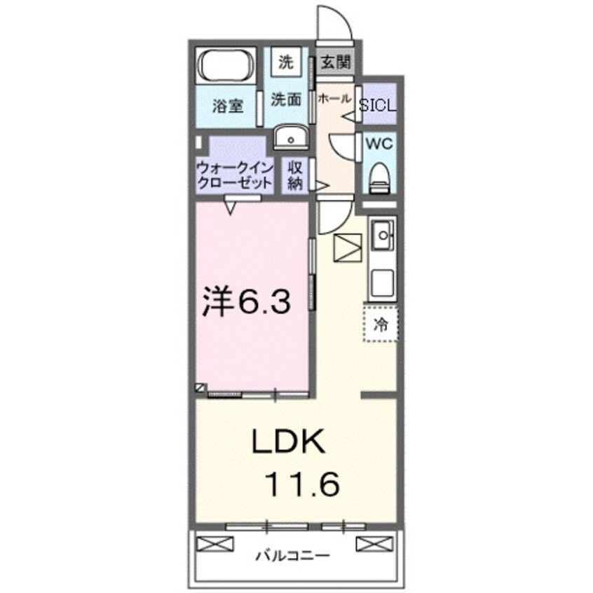 間取図 カレントかなぐら