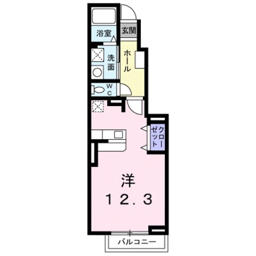 間取図 ライラック　コ－ト