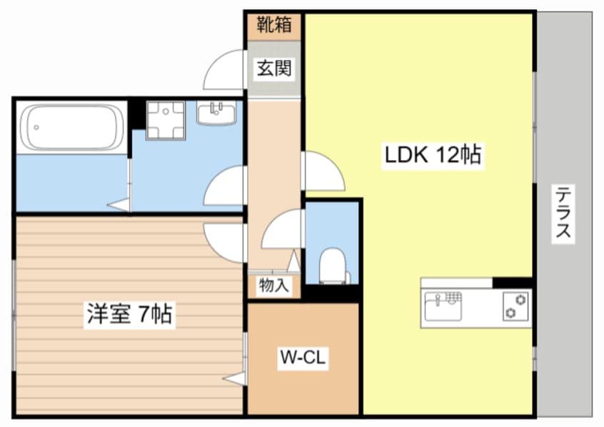 間取図 メルベーユ川崎