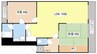 ハイツエクセルⅡ番館 2LDKの間取り