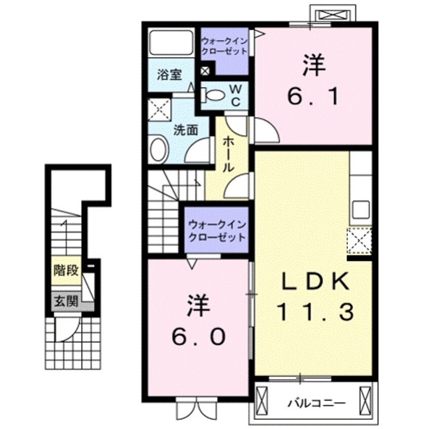 間取図 アルモニーⅠ