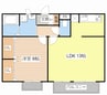 サンライズＭ 1LDKの間取り
