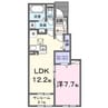 ウッドヴィレッジ甲南ＳＯＵＴＨ 1LDKの間取り