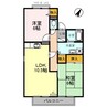 セリティ－ 2LDKの間取り