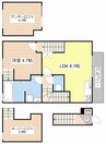 エルミナージュ本町 1LDKの間取り