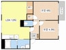 来夢１番館 2LDKの間取り