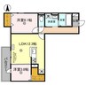 Palais Poire　B棟 2LDKの間取り