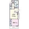 上笠４丁目アパート 1LDKの間取り