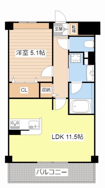 間取図 メゾン中沢