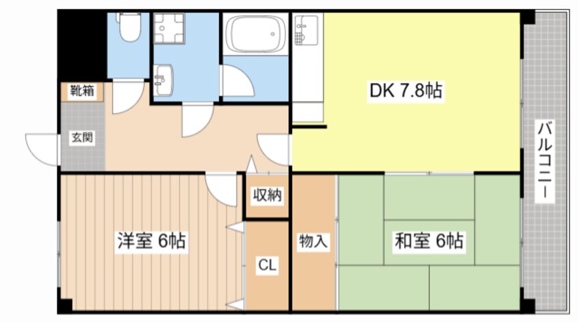 間取図 ルミエールⅡ