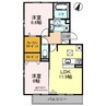 ＭＯＤＥＮＡ野洲 2LDKの間取り