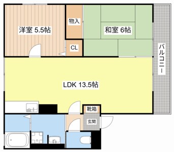 間取図 ハイムむらさきB