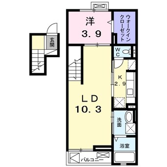 間取図 コンプリーション　アンソレイエ