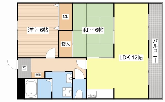 間取り図 グランシャリオ１番館