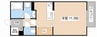 ハイツエイトⅣ 1Rの間取り