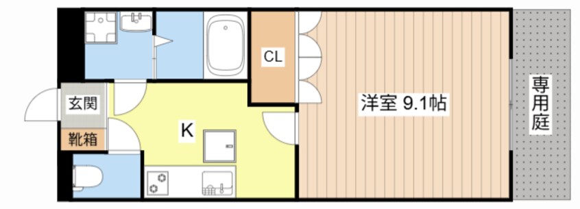 間取図 パークヒルズ・Ｂ