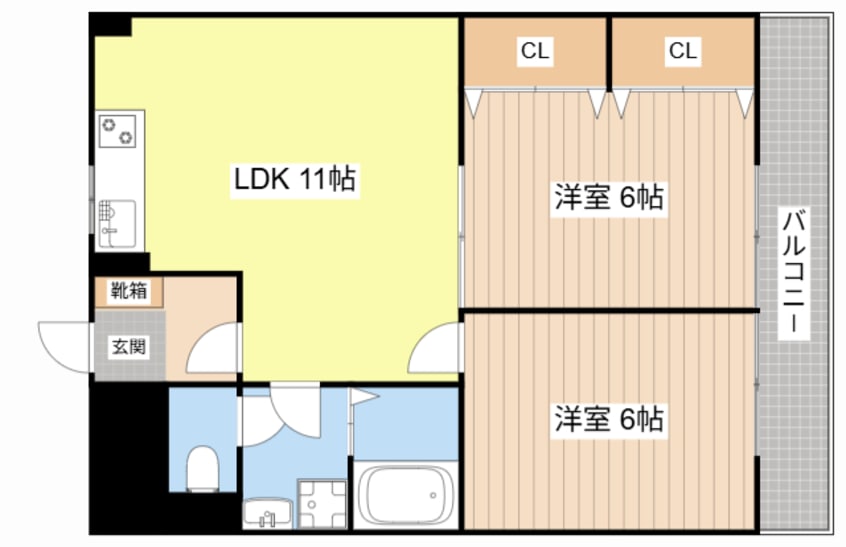 間取図 ロイヤル伊勢
