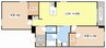 新清館Ⅲ 2LDKの間取り