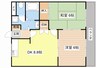 コーポSAWADA 2DKの間取り