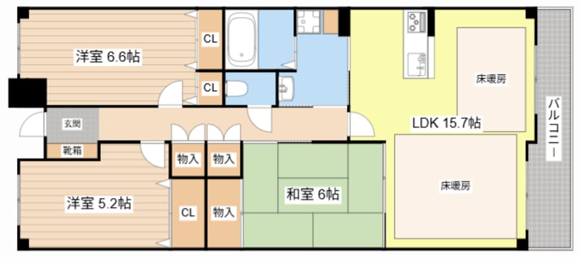 間取図 JUJU近江八幡