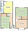 吉永K邸貸家 3DKの間取り