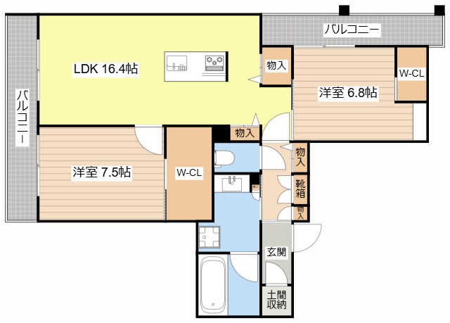 間取り図 シャーメゾン草津プレミア