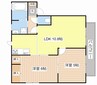 アーバンコート 2LDKの間取り