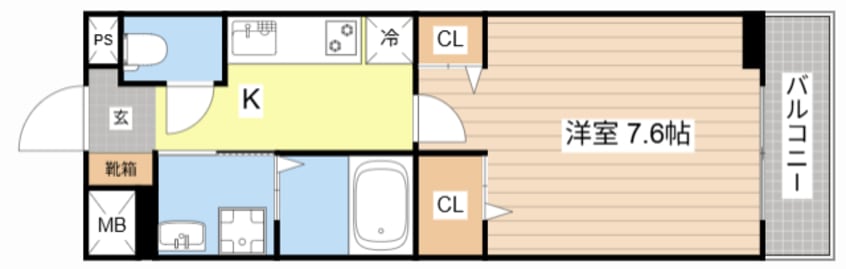 間取図 ベルフォレ大津京