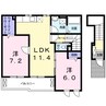 Ｐｉｋａｓｏ 2LDKの間取り