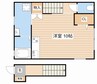 REVE NAKAYABU 1Rの間取り