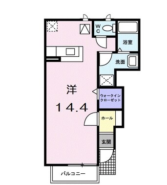 間取図 ベル　フィオーレⅡ