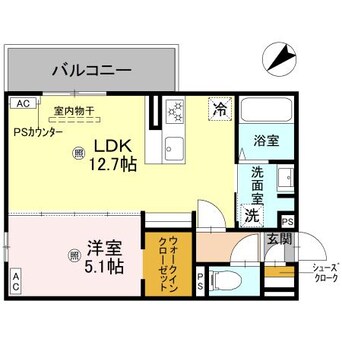 間取図 D-ROOM平井C棟