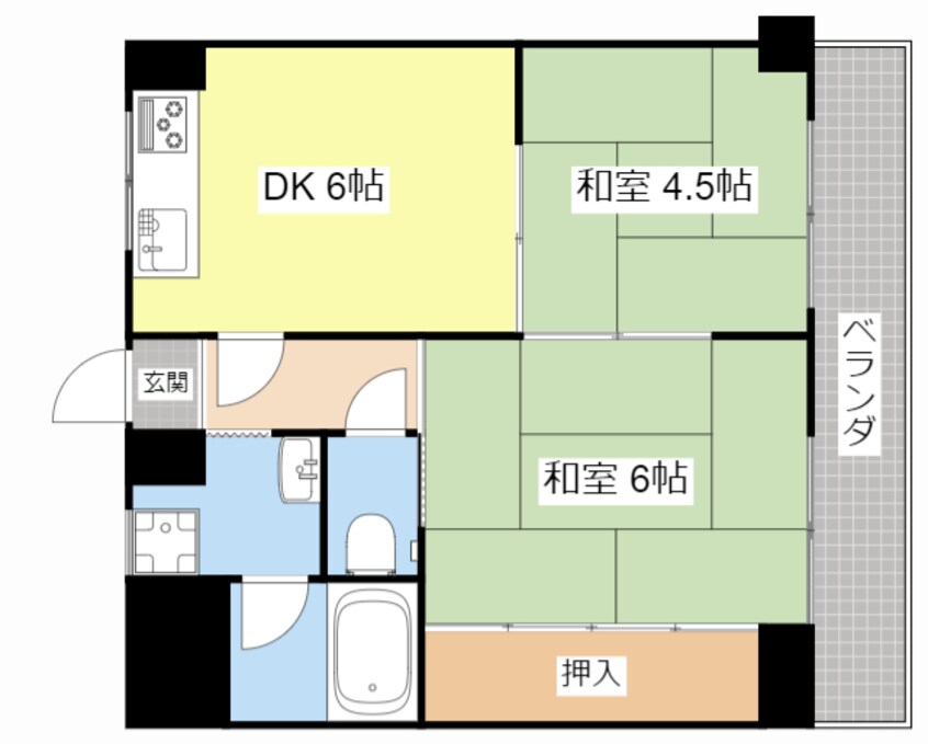 間取図 リヴァク栗東