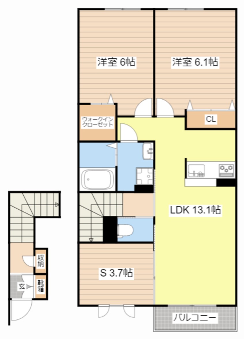 間取図 ミーリス・Ⅱ