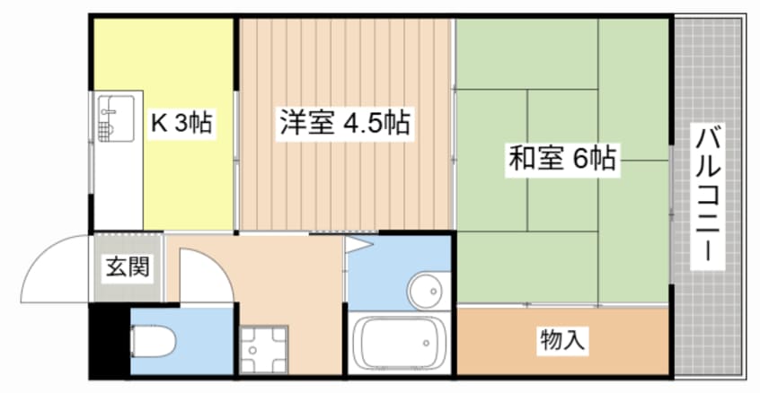 間取図 ハイネスグリーン名坂