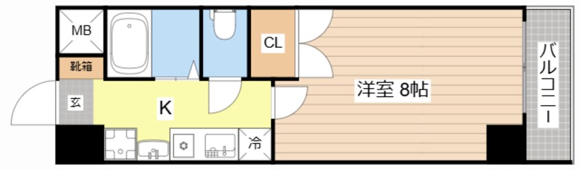 間取図 ミラージュ大津京