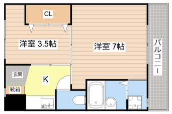 間取図 ヴィラナリー草津Ⅰ