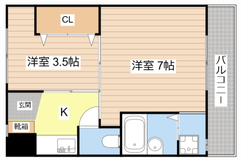 間取図 ヴィラナリー草津Ⅰ