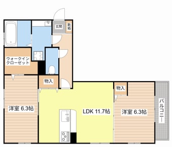 間取図 サニーコートアレックス