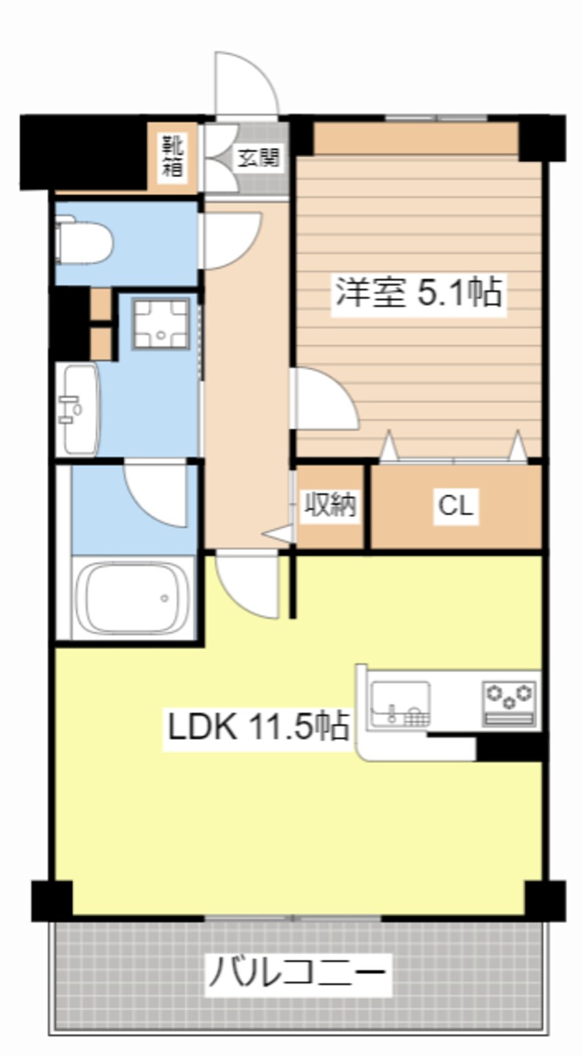 間取図 メゾン中沢