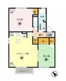 グレースコート　Ａ 2LDKの間取り